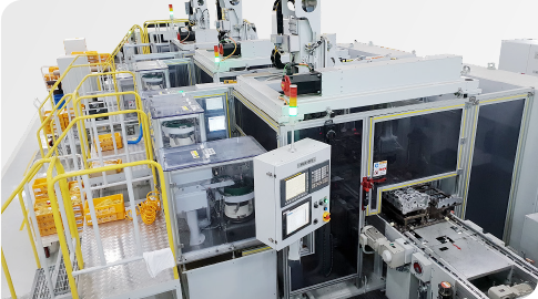 Valve lock assembling machine